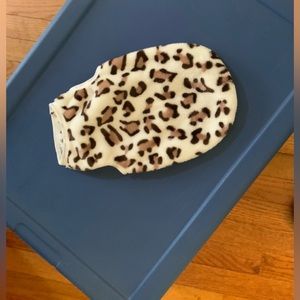 Small, leopard, print onesie for a dog never worn.